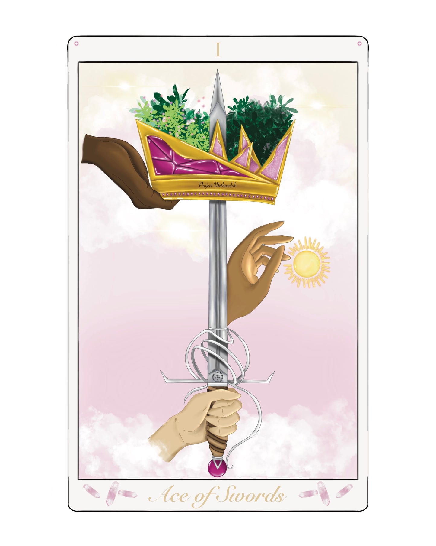 Ace of Swords Tarot Print