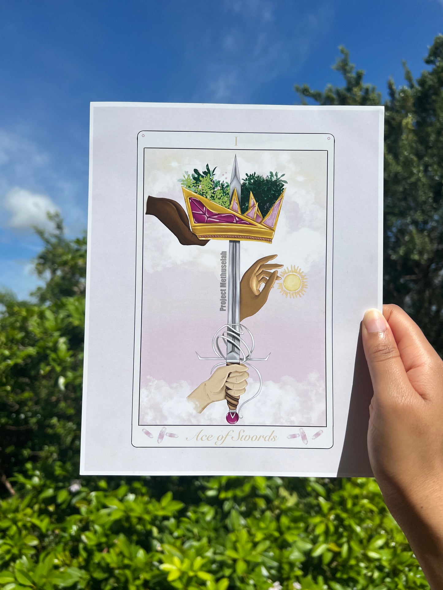 Ace of Swords Tarot Print