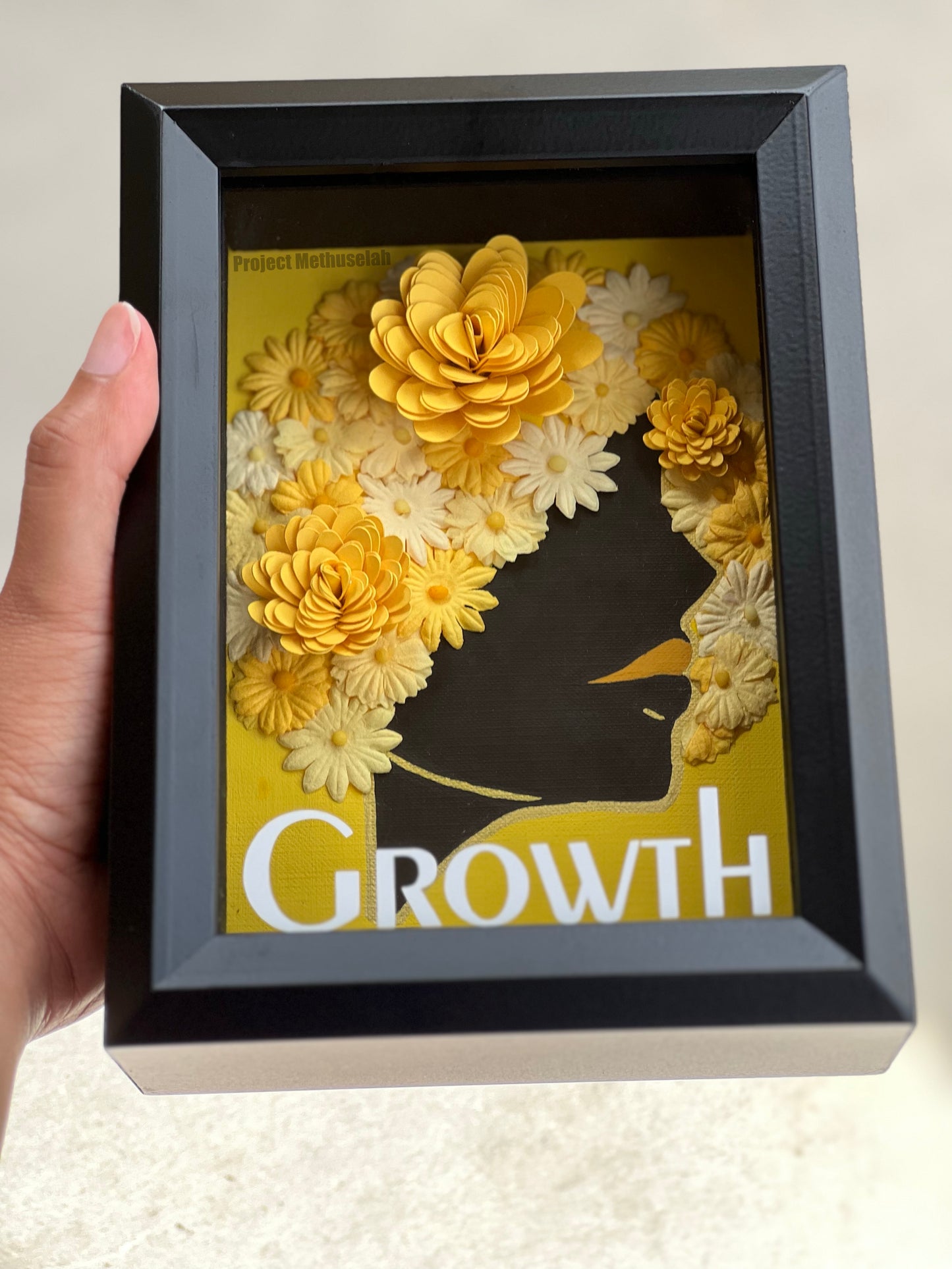 Flower Affirmation Shadow Box