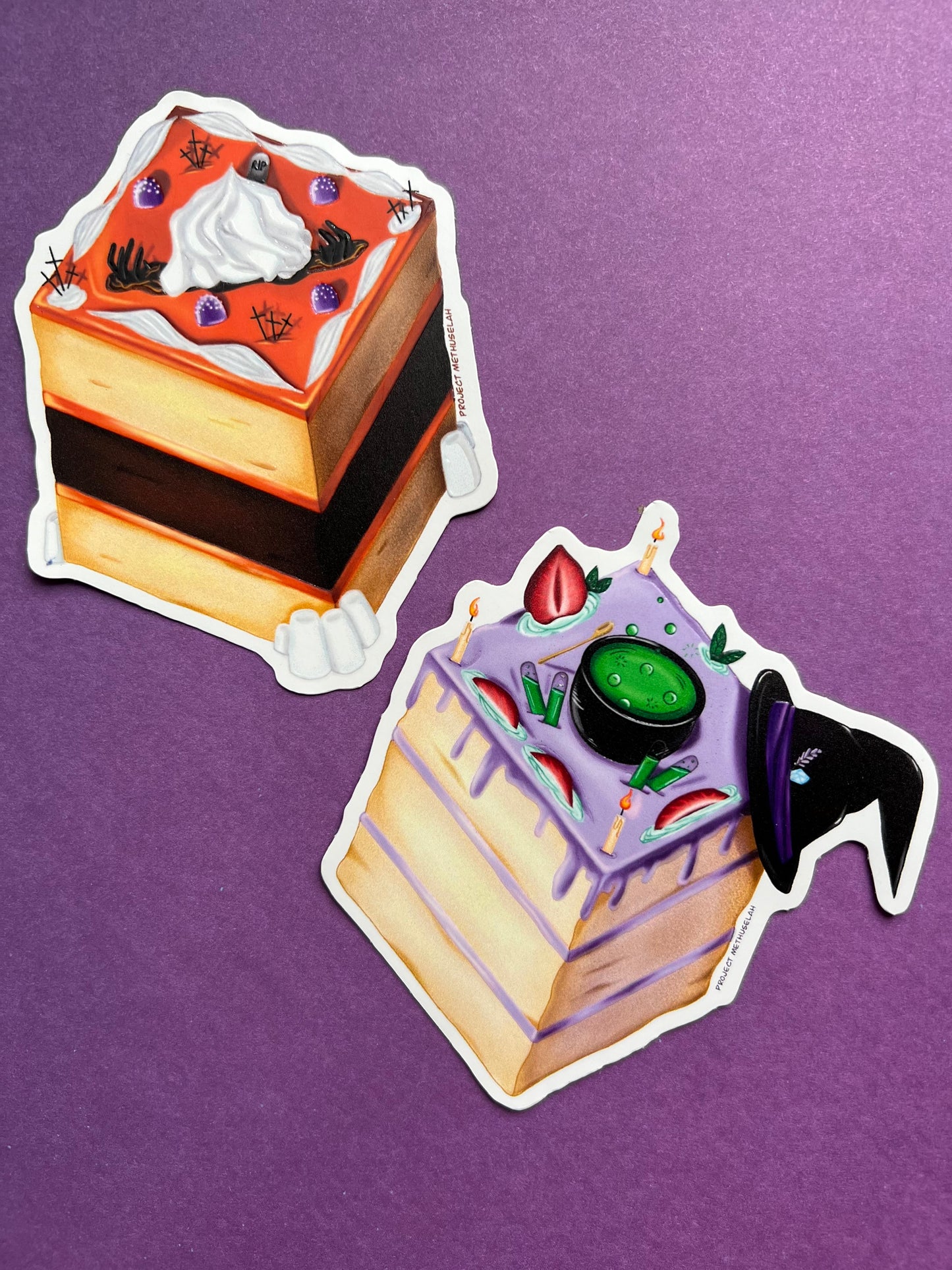 Halloween Cake Sticker