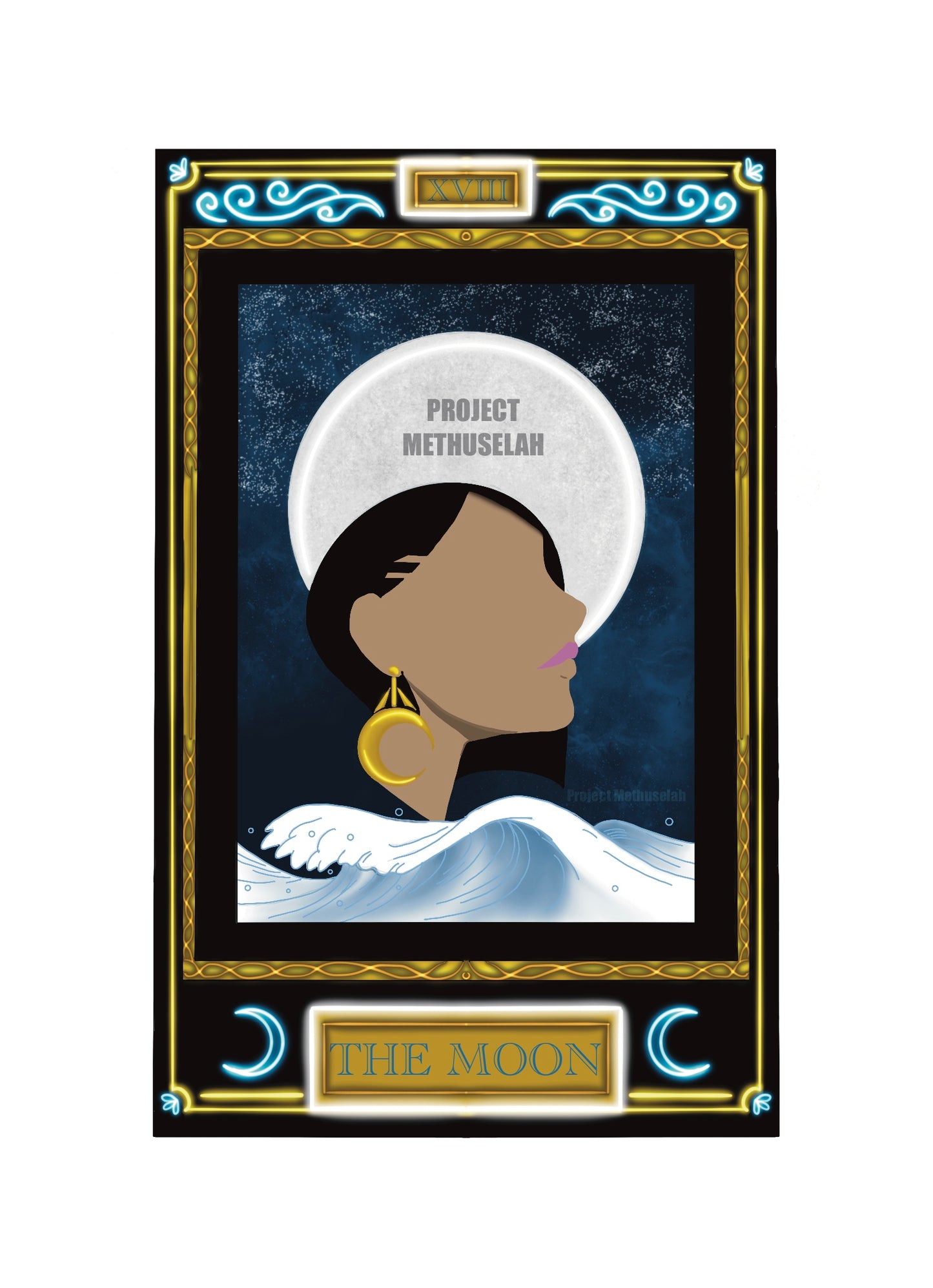 The Moon Tarot Print