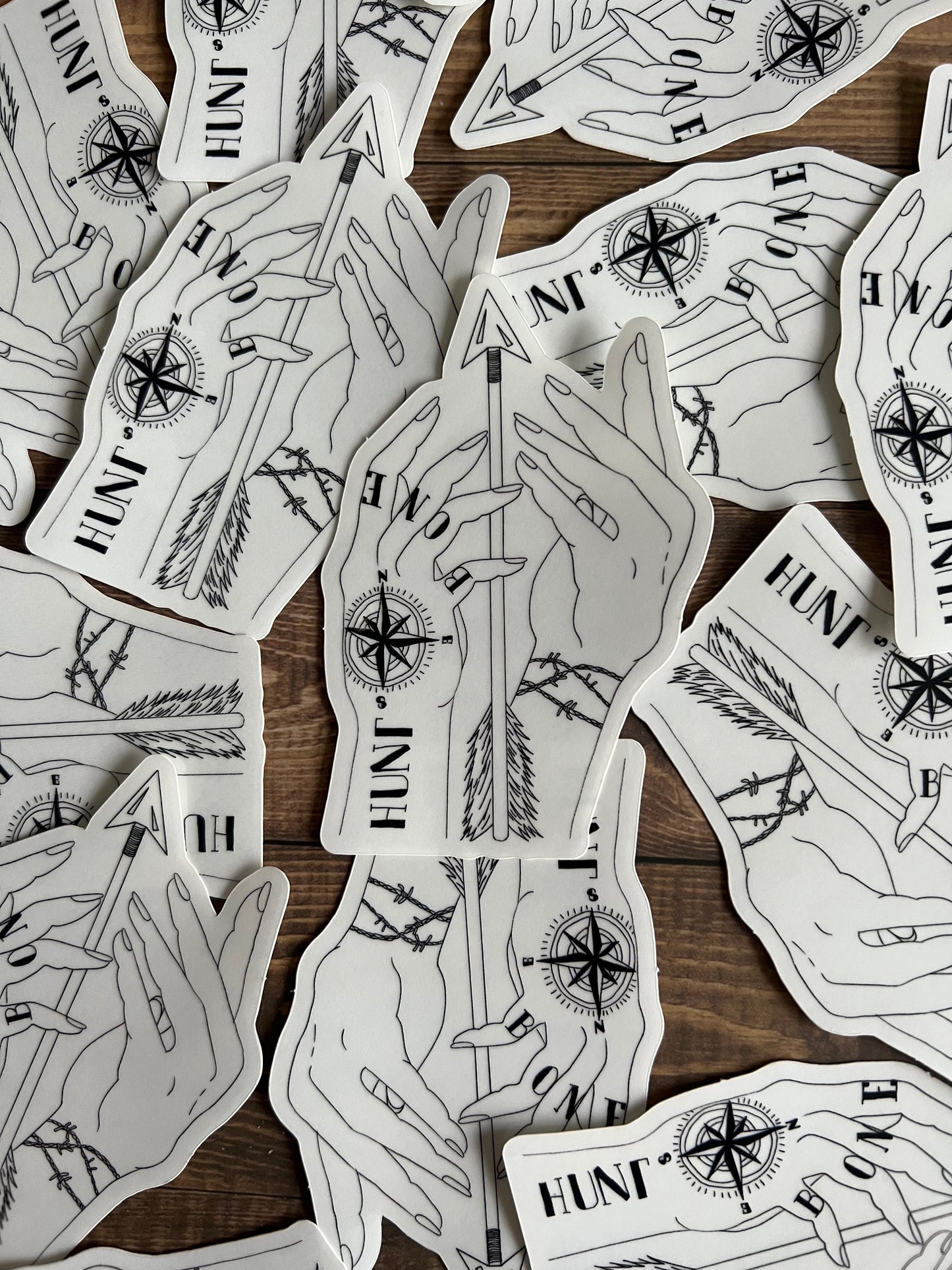 Hands of the Hunt Sticker