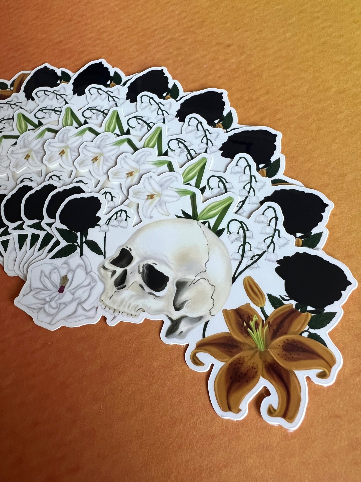 Bones and Beauty Sticker