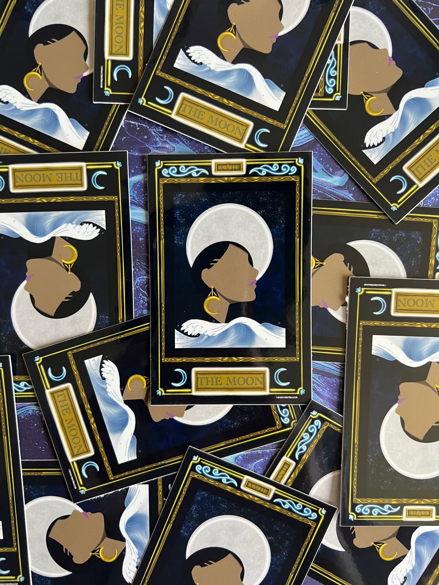 The Moon Tarot Sticker