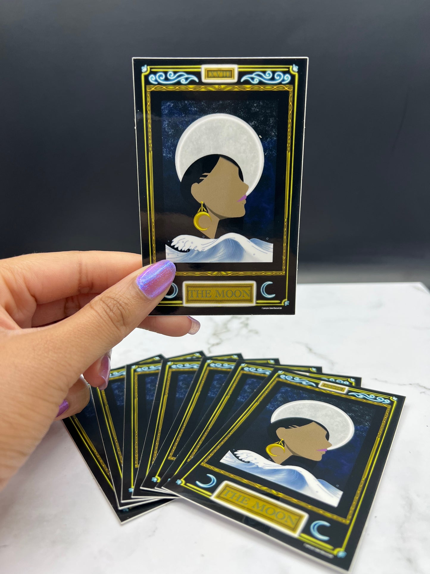 The Moon Tarot Sticker